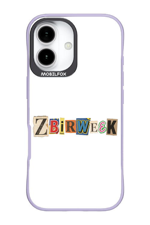 Zbirweek (white) 2.0 - Apple iPhone 17