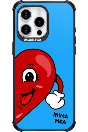 Blue One Heart - Apple iPhone 15 Pro Max
