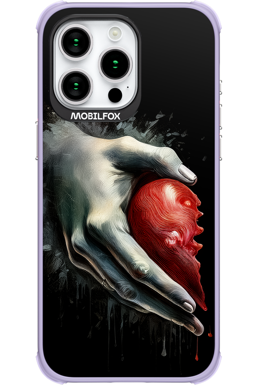 Painted Hearted Left - Apple iPhone 15 Pro Max