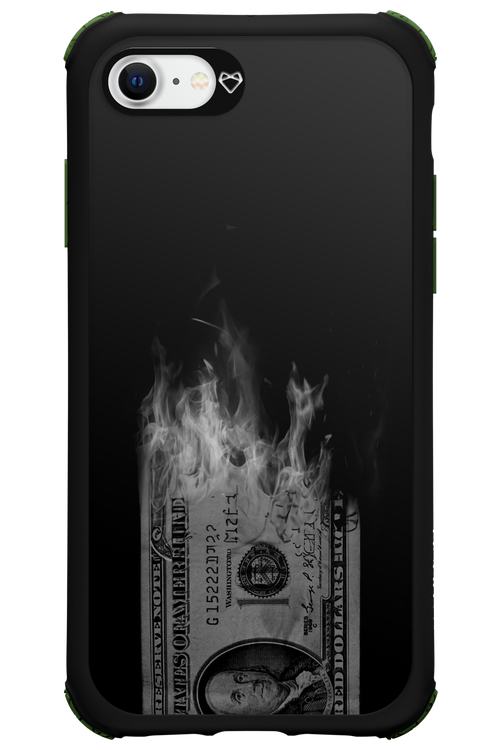 Money Burn B&W 2.0 - Apple iPhone SE 2020