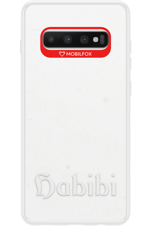 Habibi White on White - Samsung Galaxy S10+