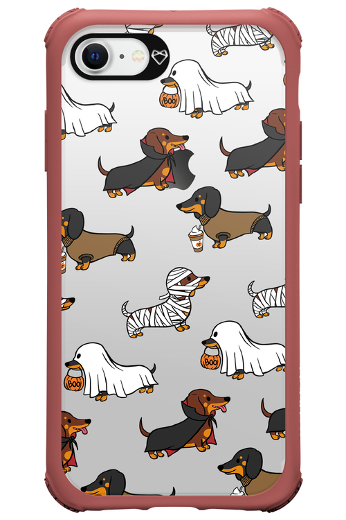 Scary Dachshund (Transparent) - Apple iPhone 7