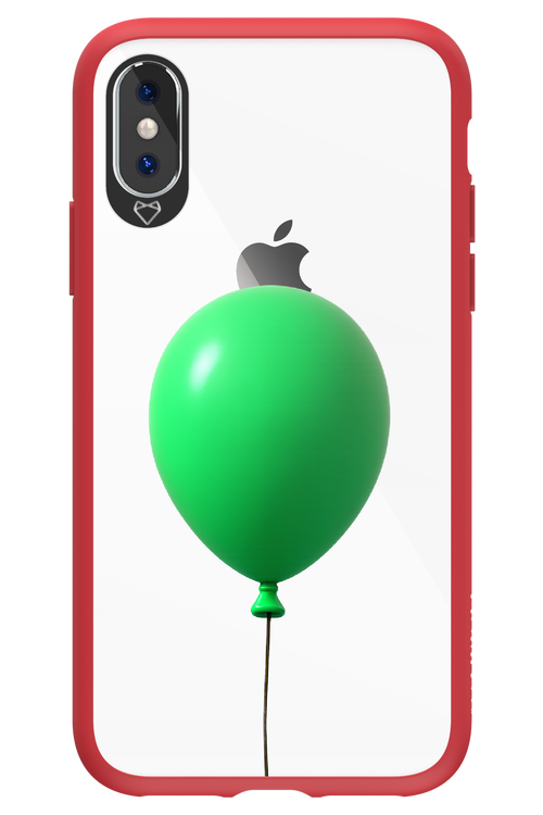 Green Balloon - Apple iPhone X