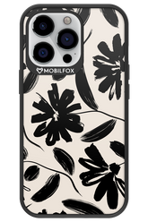 Monochrome Flowerss - Apple iPhone 13 Pro