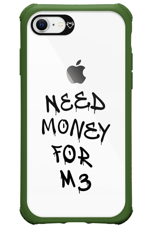 Need M3 Transparent Black - Apple iPhone 8