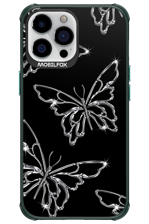 Silver Butterfly 2.0 - Apple iPhone 13 Pro Max