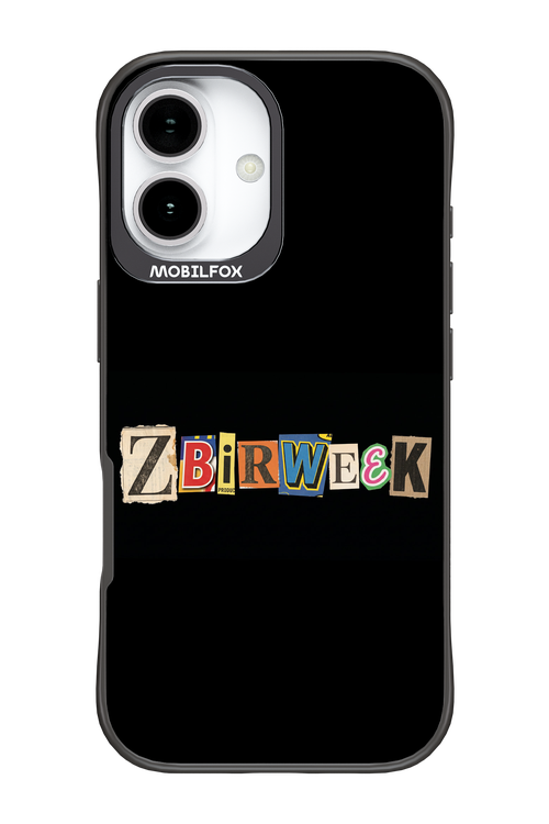 Zbirweek (black) 2.0 - Apple iPhone 17