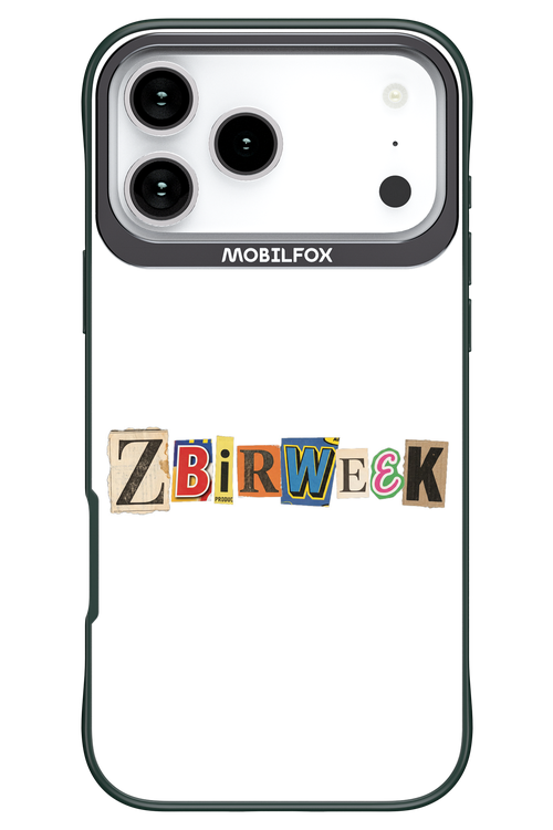 Zbirweek (white) 2.0 - Apple iPhone 17 Pro Max