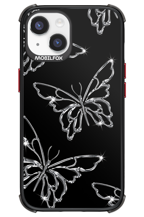 Silver Butterfly 2.0 - Apple iPhone 14