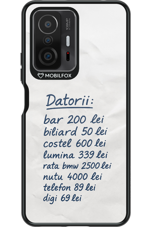 The List - Xiaomi Mi 11T