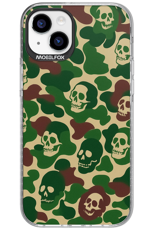 Camo Skull - Apple iPhone 15 Plus