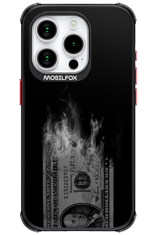 Money Burn B&W 2.0 - Apple iPhone 15 Pro