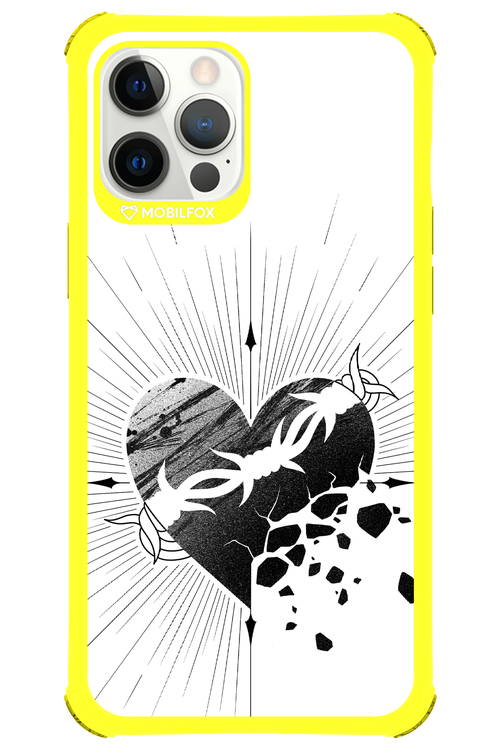 Fekete Szív - Apple iPhone 12 Pro Max