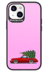 XMAS Car Pink - Apple iPhone 13 Mini