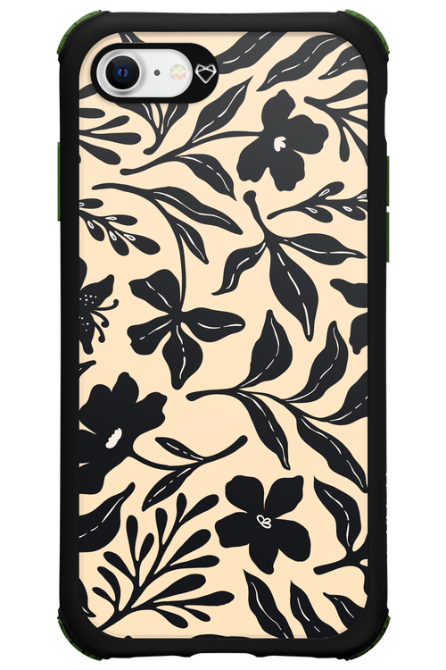 Black Flowers 2.0 - Apple iPhone 7