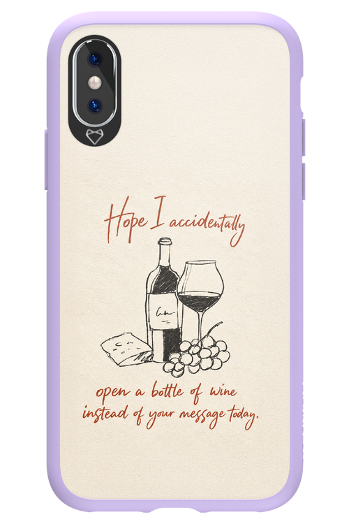 Bottle of wine 2.0 - Apple iPhone X