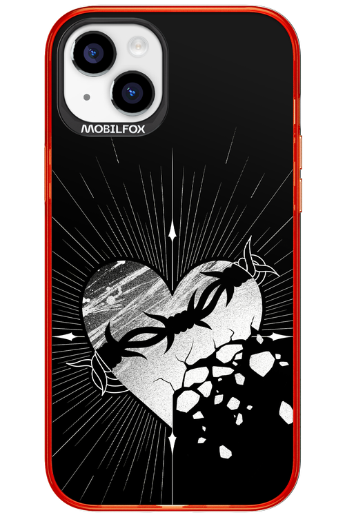 Fehér Szív 2.0 - Apple iPhone 15 Plus