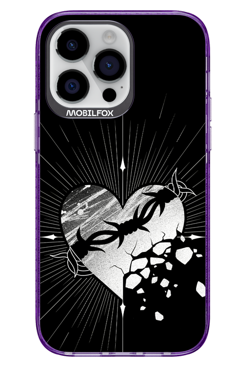 Fehér Szív - Apple iPhone 14 Pro Max