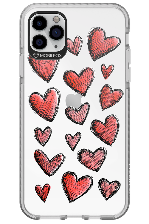 Red Love Transparent 2.0 - Apple iPhone 11 Pro Max