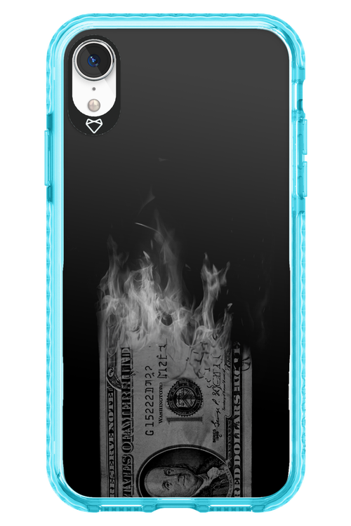 Money Burn B&W 2.0 - Apple iPhone XR