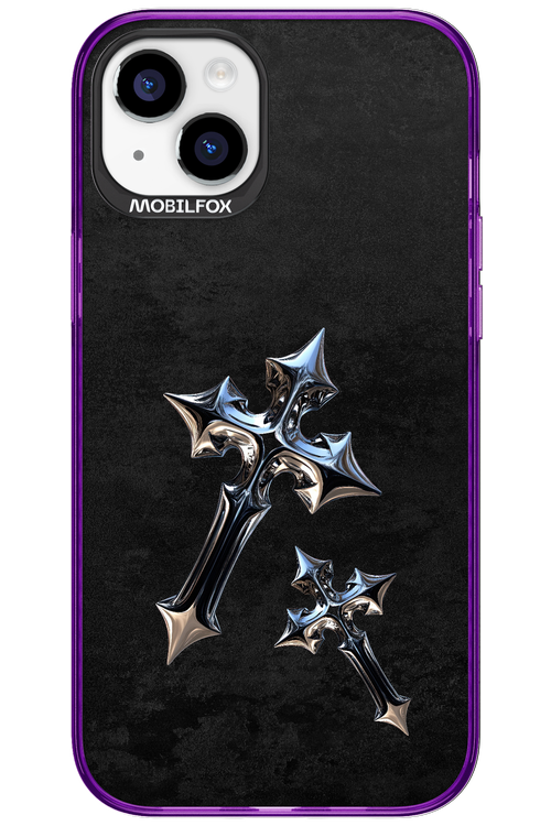 Chrome Crosses - Apple iPhone 15 Plus