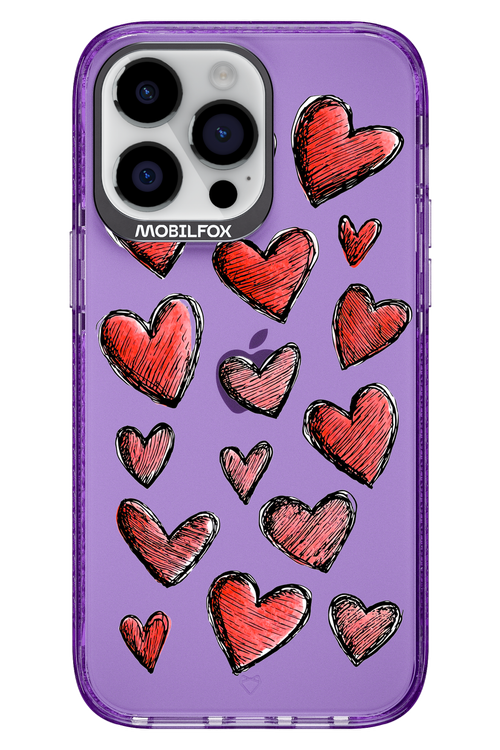 Red Love Transparent 2.0 - Apple iPhone 14 Pro Max