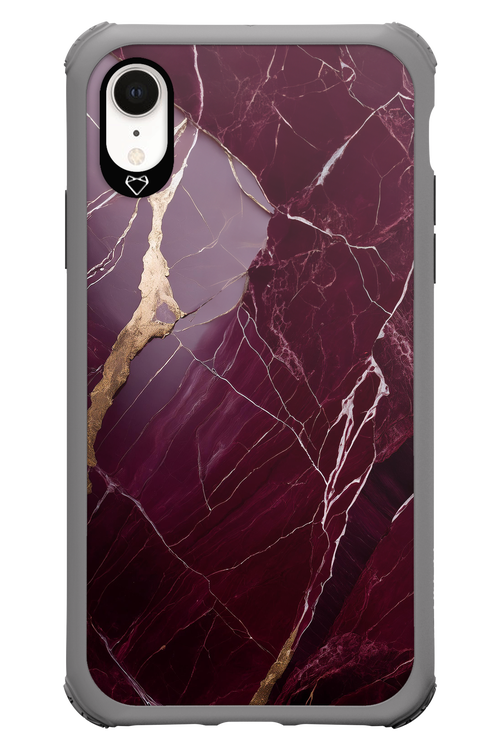 Burgundy Marble - Apple iPhone XR