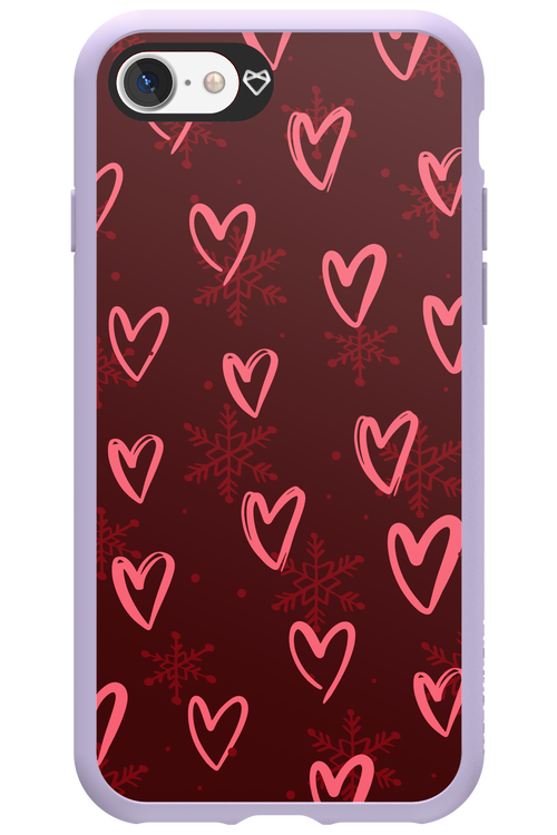 Christmas Hearts - Apple iPhone 7