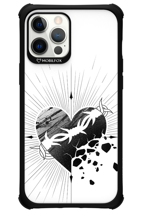 Fekete Szív - Apple iPhone 12 Pro Max