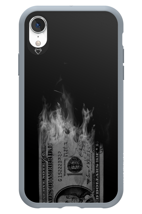 Money Burn B&W 2.0 - Apple iPhone XR