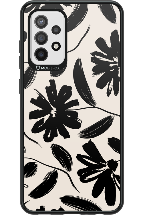 Monochrome Flowerss 2.0 - Samsung Galaxy A72