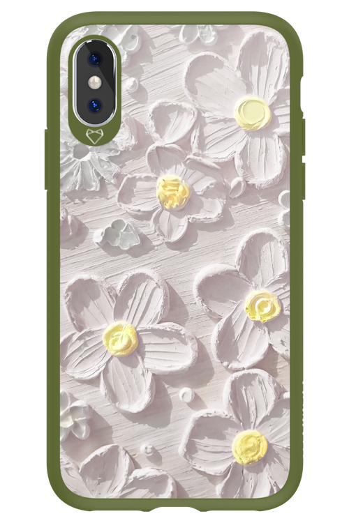 White Flowers 2.0 - Apple iPhone XS
