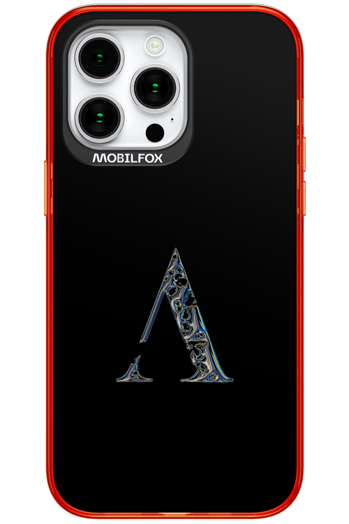 ⁠ ⁠Azteca A Chrome Logo - Apple iPhone 15 Pro Max