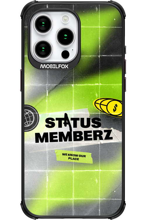 Status Memberz - Apple iPhone 15 Pro Max