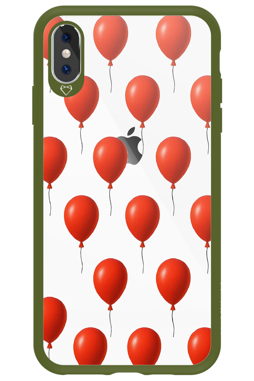 Red Balloons - Apple iPhone XS Max