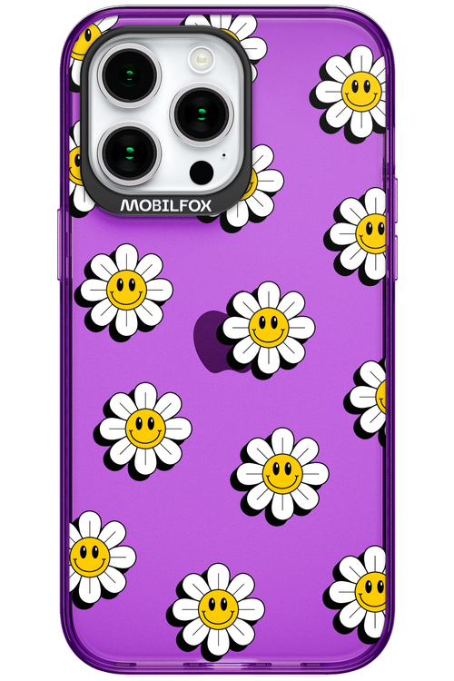 Smiley Flowers Transparent - Apple iPhone 15 Pro Max