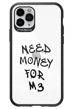 Need M3 Transparent Black - Apple iPhone 11 Pro