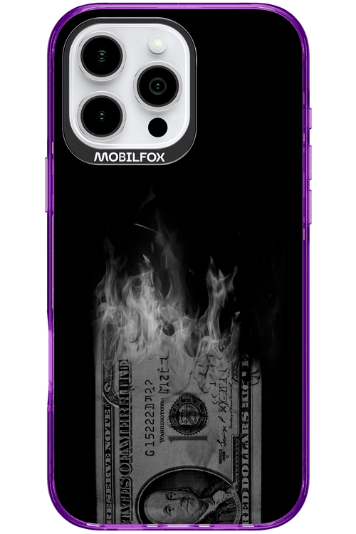 Money Burn B&W 2.0 - Apple iPhone 16 Pro Max