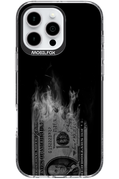 Money Burn B&W 2.0 - Apple iPhone 16 Pro Max