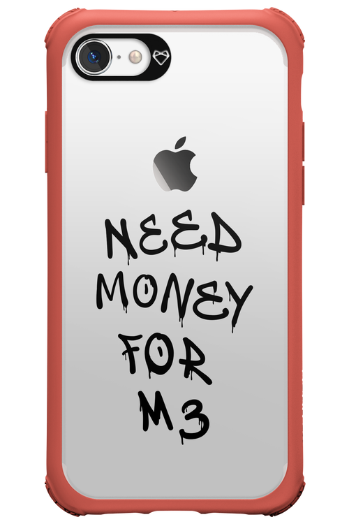 Need M3 Transparent Black - Apple iPhone 7