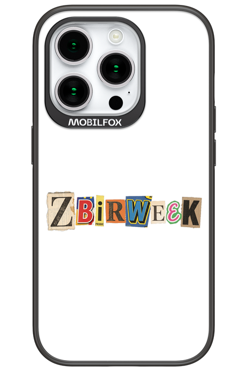 Zbirweek (white) 2.0 - Apple iPhone 15 Pro
