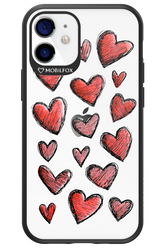 Red Love Transparent 2.0 - Apple iPhone 12 Mini