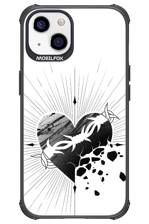 Fekete Szív - Apple iPhone 13