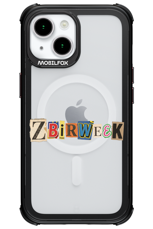 Zbirweek (transparent) 2.0 - Apple iPhone 15
