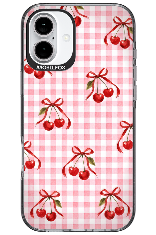 Pink Cherry Checked 2.0 - Apple iPhone 16 Plus