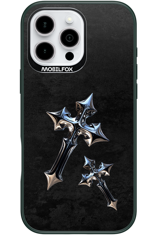 Chrome Crosses - Apple iPhone 16 Pro Max