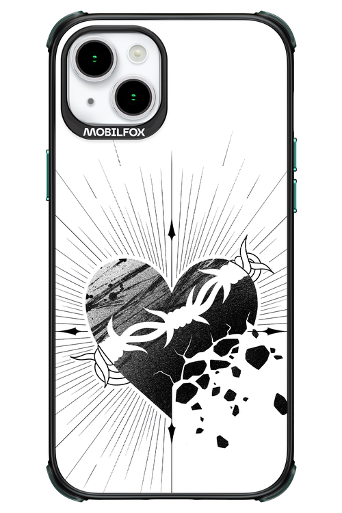 Fekete Szív 2.0 - Apple iPhone 15 Plus