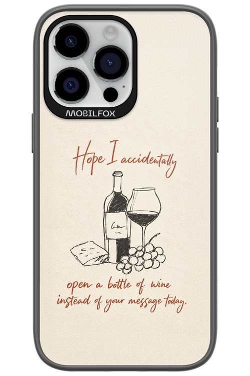 Bottle of wine 2.0 - Apple iPhone 14 Pro Max