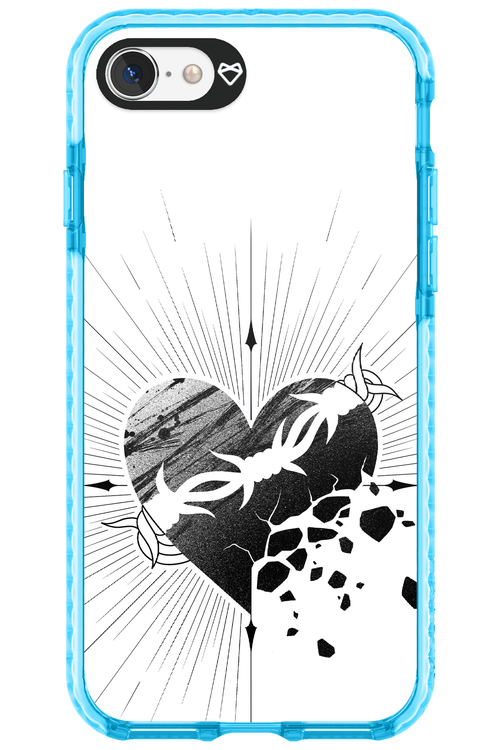 Fekete Szív - Apple iPhone 7