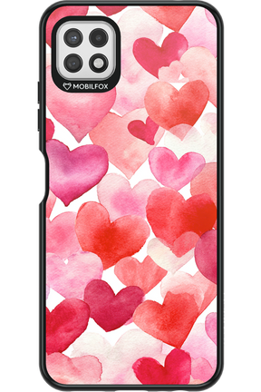 Water Painted Heart - Samsung Galaxy A22 5G